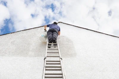 Peinture extérieure à la Cellette — façades et ravalement